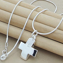 Load image into Gallery viewer, Cruz Cuadrada, Plata