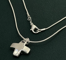 Load image into Gallery viewer, Cruz Cuadrada, Plata