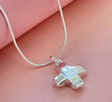 Load image into Gallery viewer, Cruz Cuadrada, Plata