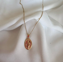 Load image into Gallery viewer, Cadena Virgen Medalla Milagrosa, Oro 14k