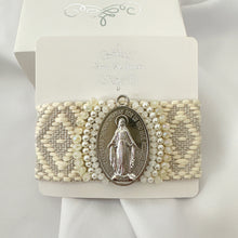 Cargar imagen en el visor de la galería, Pulsera Tejida Virgen Maria - Vera
