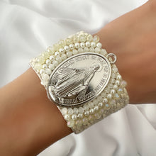 Cargar imagen en el visor de la galería, Pulsera Tejida Virgen Maria - Vera