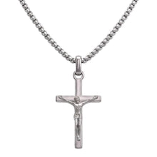 Load image into Gallery viewer, Cadena con crucifijo de plata para hombre, de Llena de Gracia
