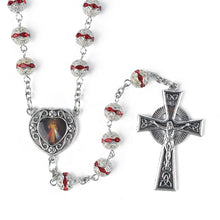 Cargar imagen en el visor de la galería, Rosario Divina Misericordia Plata 925