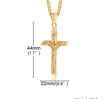 Cargar imagen en el visor de la galería, Cruz Bendita Oro 18k | Llena de Gracia Ecuador