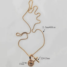 Cargar imagen en el visor de la galería, Cadena Cruz de Oración Oro 18k | Llena de Gracia Ecuador