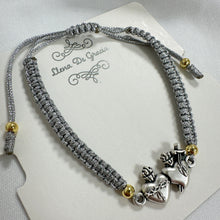 Cargar imagen en el visor de la galería, Pulsera Sagrados Corazones Plata