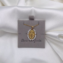 Cargar imagen en el visor de la galería, Virgen Maria Milagrosa, Oro 14k y perlas