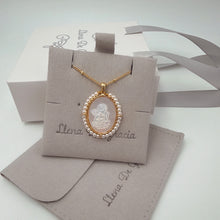 Cargar imagen en el visor de la galería, Angel Guardián, Madre Perla y Oro 18k