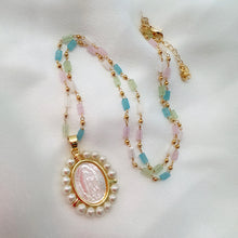 Load image into Gallery viewer, Collar de Guadalupe chapado en Oro 14k