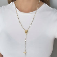 Cargar imagen en el visor de la galería, Rosario Jacinto Oro 18k y Plata | Llena de Gracia Ecuador