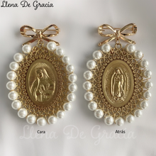 Cargar imagen en el visor de la galería, Bendición de Cuna - Pin de Virgen de Guadalupe Oro 14k