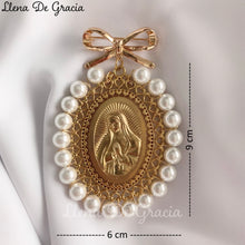 Cargar imagen en el visor de la galería, Bendición de Cuna - Pin de Virgen de Guadalupe Oro 14k