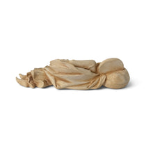 Load image into Gallery viewer, Llena de Gracia San Jose Dormido resin statue in ivory finish, a 22cm devotional figure for prayer and meditation.