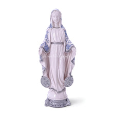 Load image into Gallery viewer, Figura de la Virgen de la Medalla Milagrosa diseño Lirio, pintada a mano, de Llena de Gracia