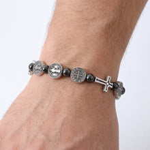 Load image into Gallery viewer, Pulsera de San Benito, Onix Negro
