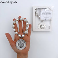Load image into Gallery viewer, Bendición de Hogar Sagrado Corazón - Perlas
