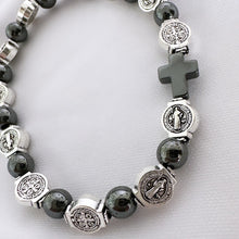 Load image into Gallery viewer, Pulsera de San Benito, Onix Negro
