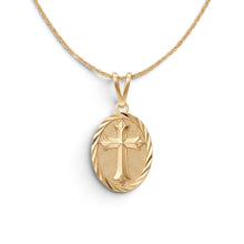 Cargar imagen en el visor de la galería, Cruz Bendita, Oro 18k

