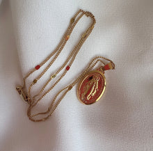 Load image into Gallery viewer, Cadena Virgen Medalla Milagrosa, Oro 14k
