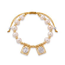 Load image into Gallery viewer, Pulsera Escapularios Oro
