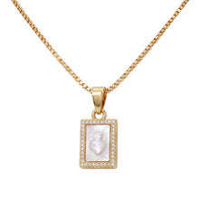 Cargar imagen en el visor de la galería, Mini Escapulario Sagrado Corazón, Oro 18K
