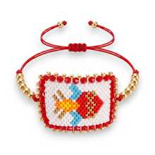 Load image into Gallery viewer, Escapulario Corazoné, joyería religiosa artesanal | Llena de Gracia Ecuador
