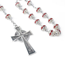 Cargar imagen en el visor de la galería, Rosario Divina Misericordia Plata 925
