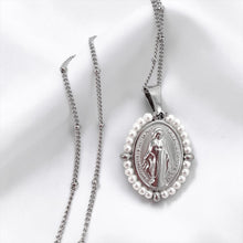 Cargar imagen en el visor de la galería, Medalla de la Virgen María, Plata
