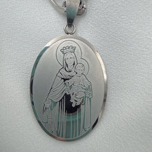 Load image into Gallery viewer, Medallón Virgen del Carmen, Plata
