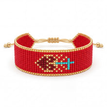 Load image into Gallery viewer, Pulsera tejida del Sagrado Corazón
