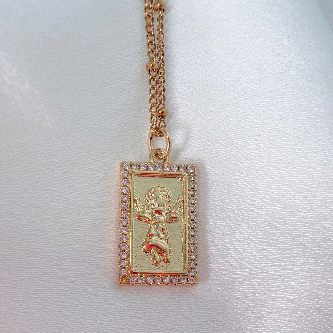Escapulario del  Divino Niño, Oro 14k