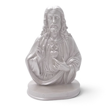 Cargar imagen en el visor de la galería, Jesús del Sagrado Corazón, figura religiosa pintada a mano | Llena de Gracia Ecuador

