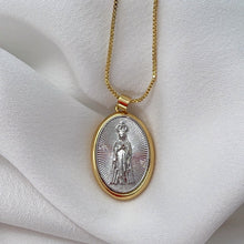 Load image into Gallery viewer, Cadena con Medallón de Virgen de Fátima, Plata 925
