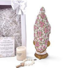 Cargar imagen en el visor de la galería, Virgen de la Medalla Milagrosa Rositas, figura religiosa pintada a mano | Llena de Gracia Ecuador

