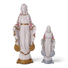 Cargar imagen en el visor de la galería, Virgen de la Medalla Milagrosa Rositas, figura religiosa pintada a mano | Llena de Gracia Ecuador
