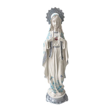 Load image into Gallery viewer, Virgen del Inmaculado Corazón, Turquesa
