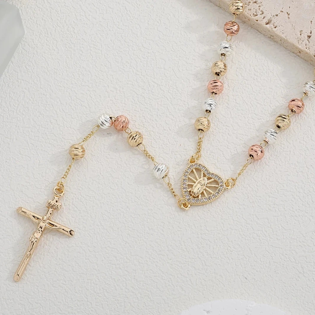 Rosario Camelia - Oro 18k