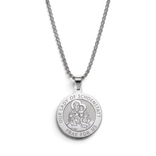 Load image into Gallery viewer, Cadena con medalla italiana de la Virgen de Schoenstatt, de Llena de Gracia
