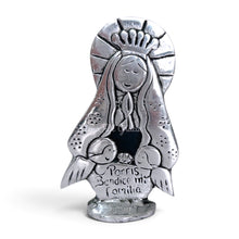 Cargar imagen en el visor de la galería, Virgencita Pewter,  Cuida mi Familia
