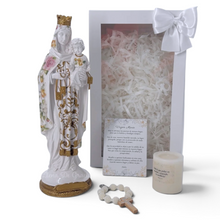 Cargar imagen en el visor de la galería, Virgen del Carmen Camelia, figura religiosa pintada a mano | Llena de Gracia Ecuador
