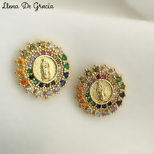 Load image into Gallery viewer, Aretes Guadalupitas

