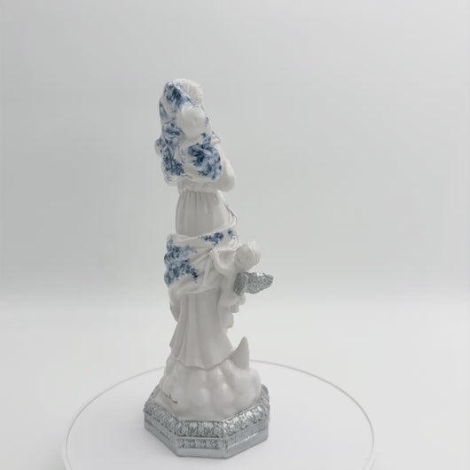 Virgen desatanudos pintada a mano