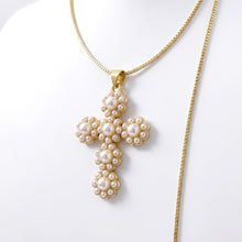 Load image into Gallery viewer, Cruz Floreada,  Oro 18k
