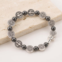Load image into Gallery viewer, Pulsera de San Benito, Onix Negro
